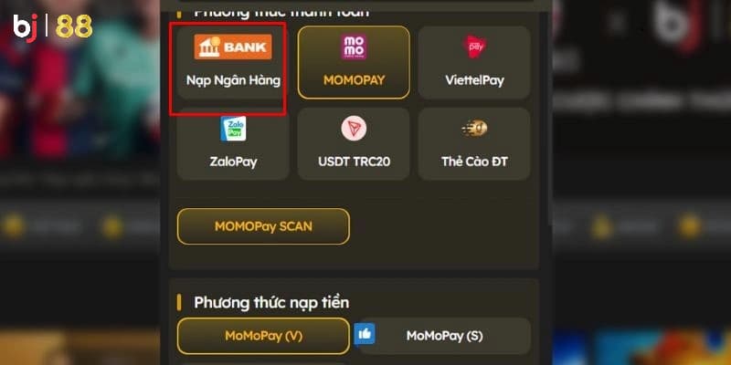 Nạp Tiền, Rút Tiền